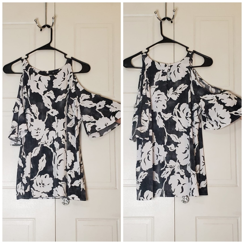 INC International Concepts - M - B&W Blouse